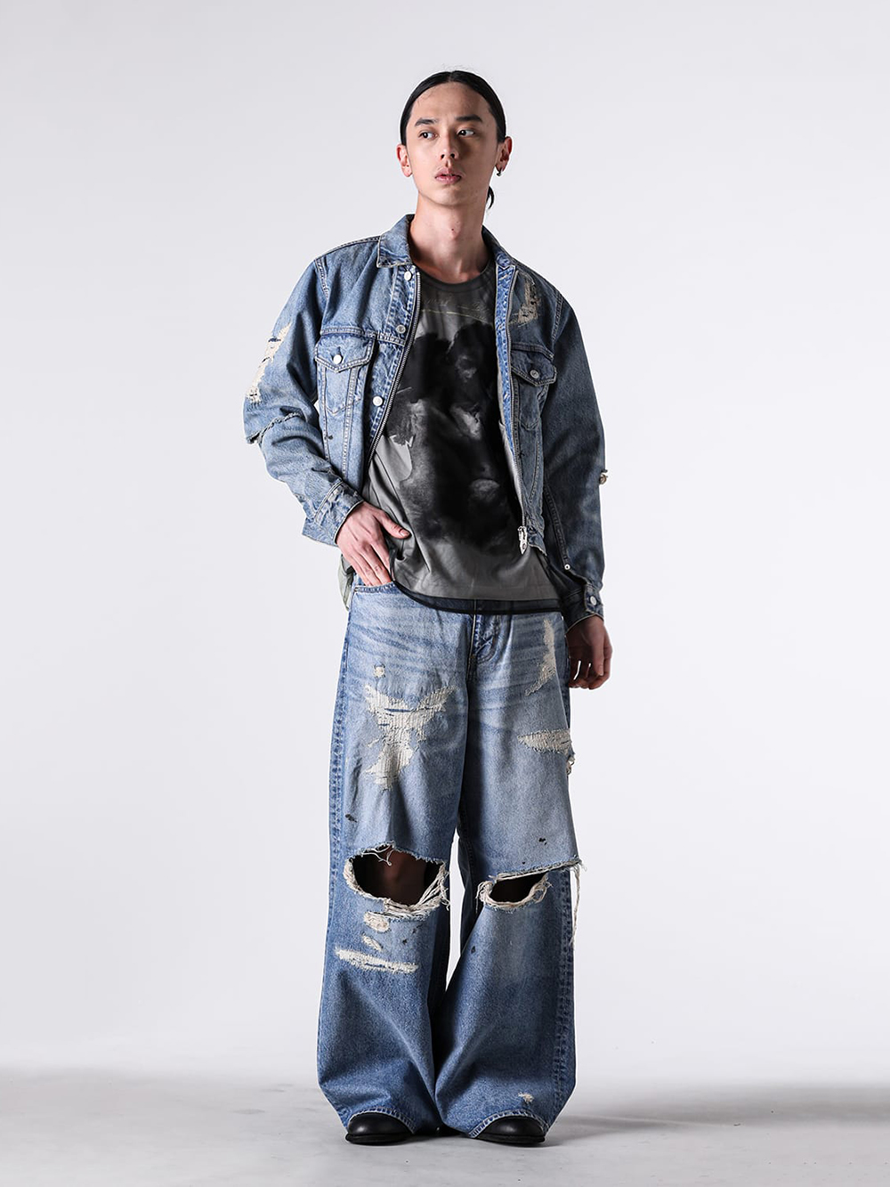 MASU 26SS MB ZIP-UP DENIM JACKET：岡山産13ozデニムの構造と天使の