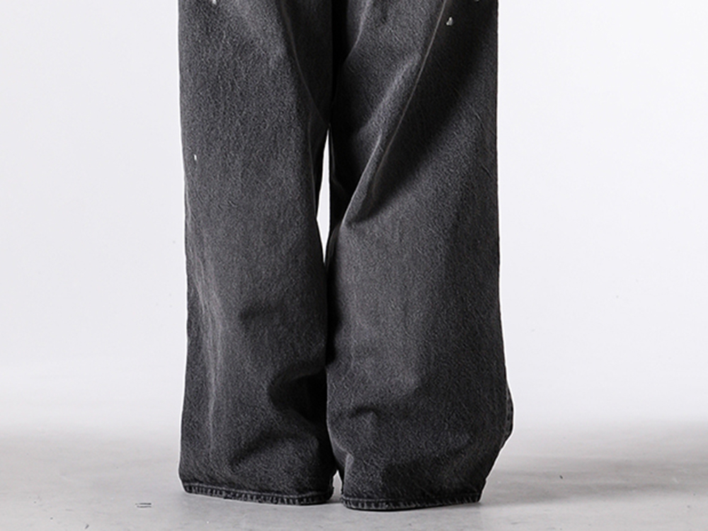 Image of the feet when a staff member is actually wearing and walking in them