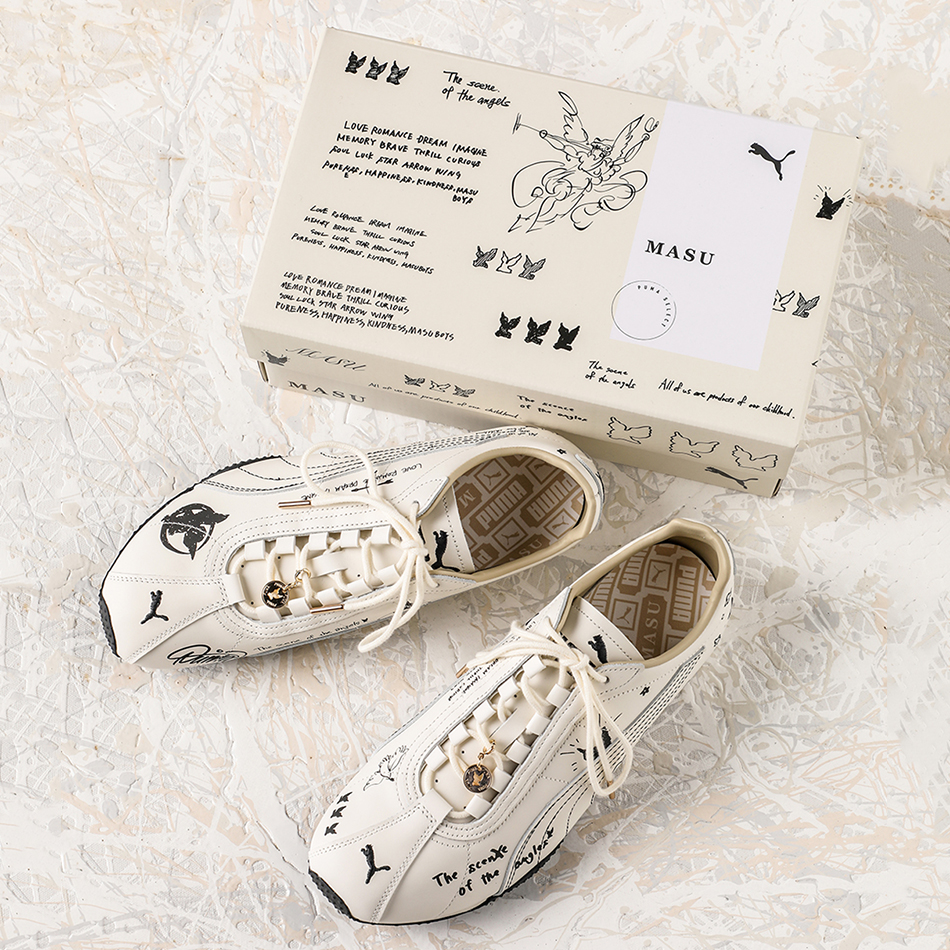 MASU 26SS H-STREET BOYS NOTE: A Fusion of Graffiti Graphics Embracing Imperfection and 90s Running Spikes