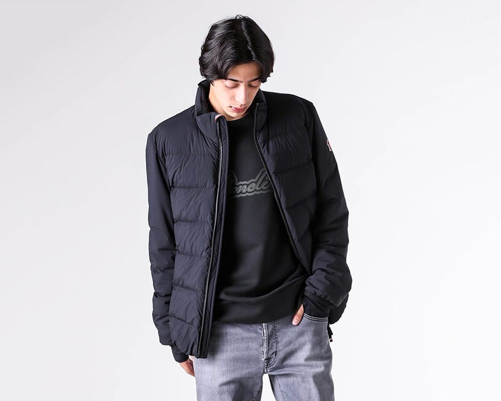 Image of Moncler Grenoble worn in snowy mountains