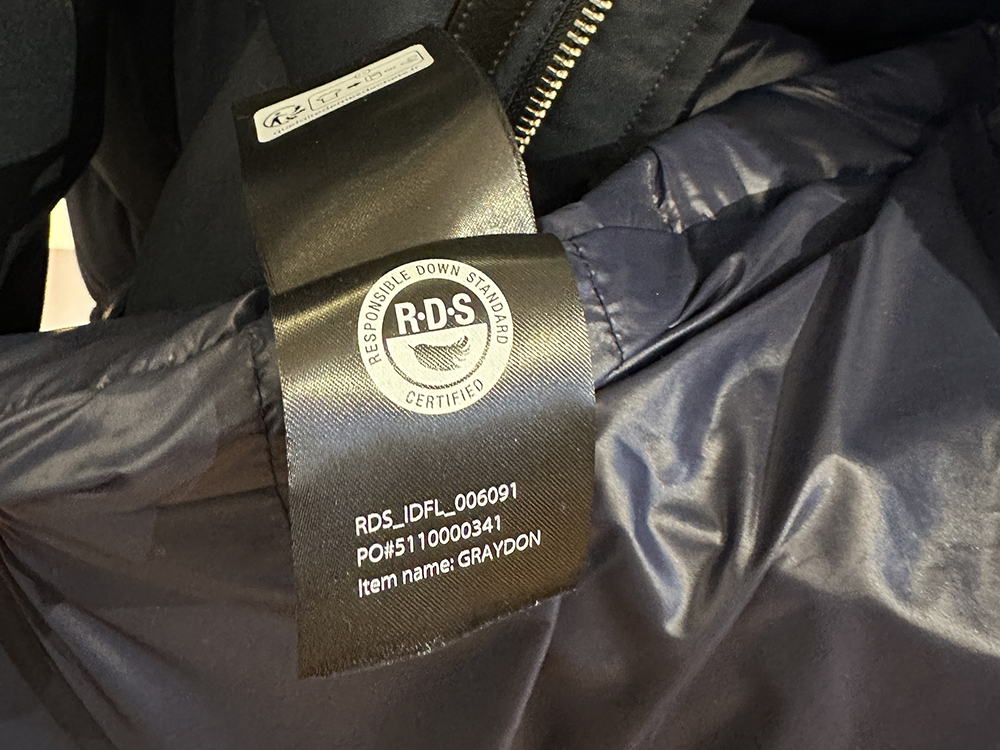 マッカージュ ダウン サイズ感 - 偽物見分け方