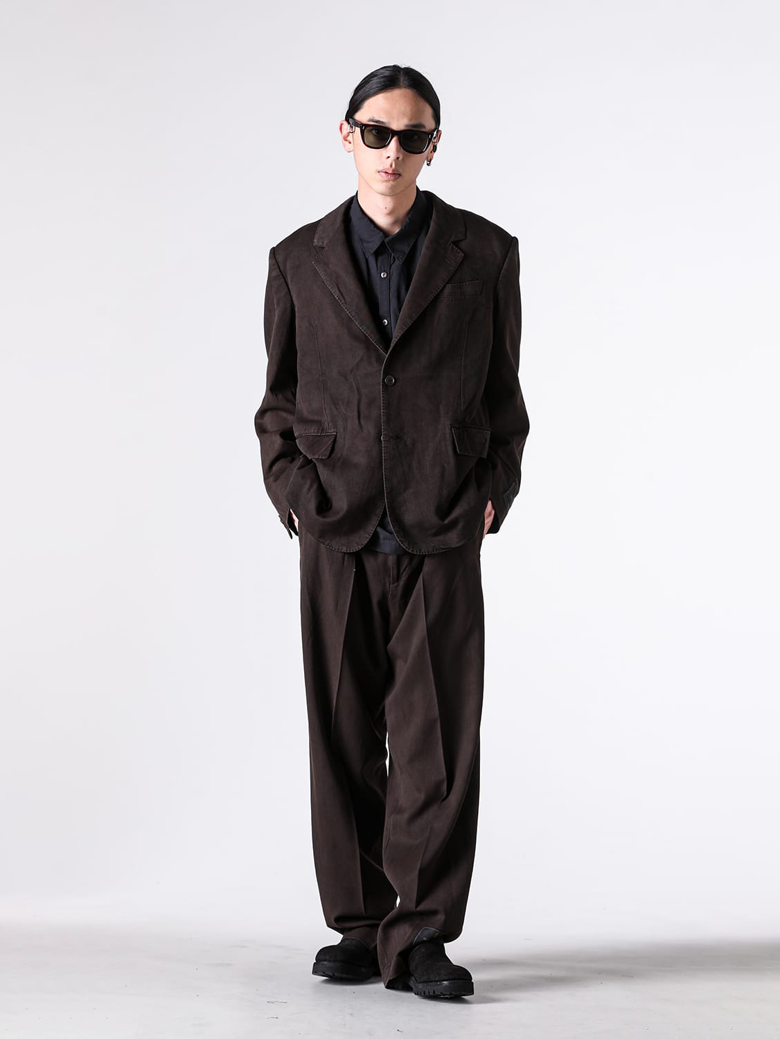 doublet 26SS テーラードジャケット 奄美大島の泥染めと洗えるウールの