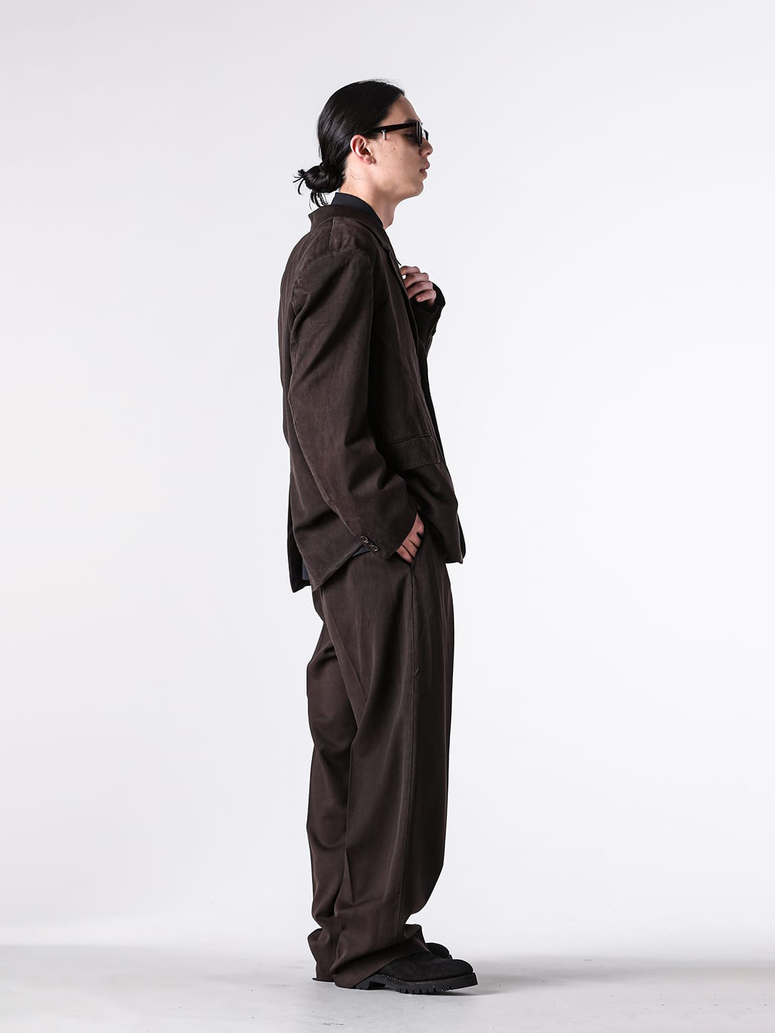 doublet 26SS テーラードジャケット 奄美大島の泥染めと洗えるウールの
