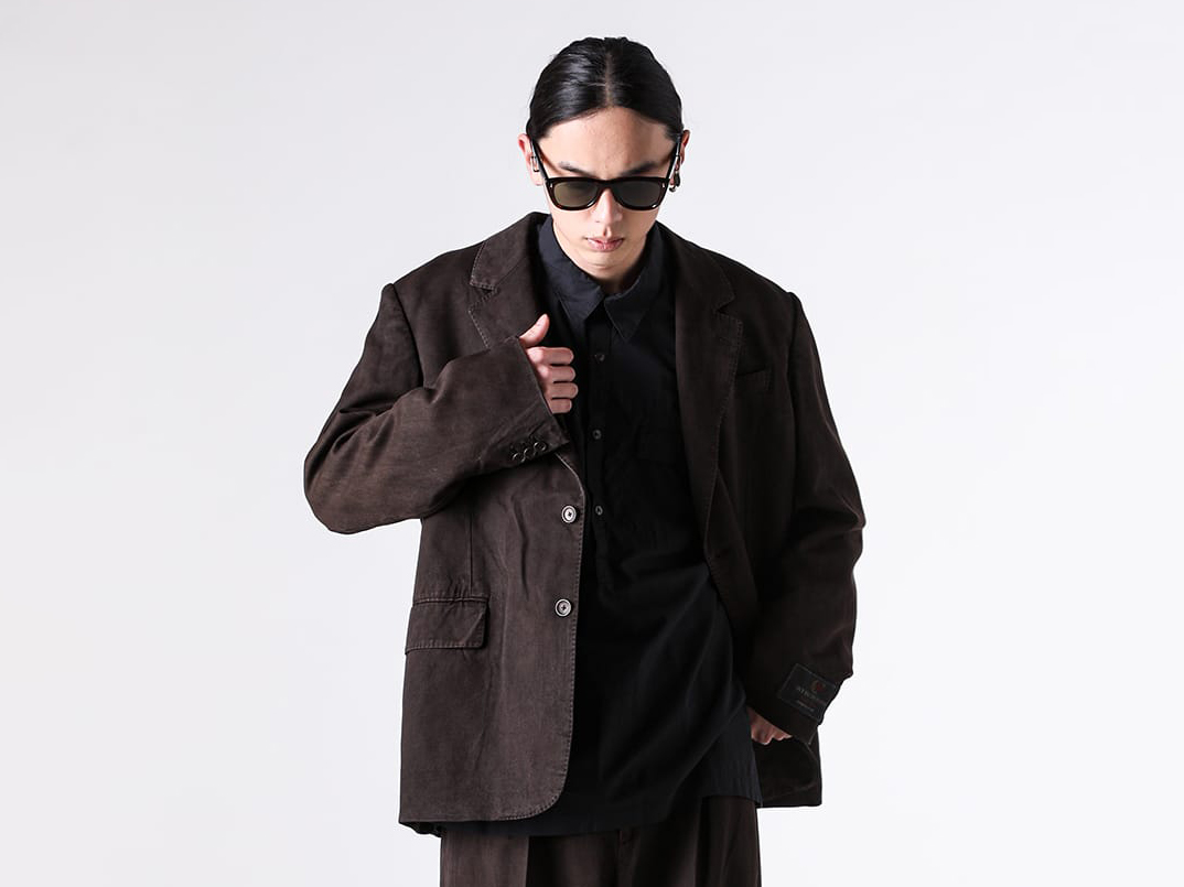 doublet 26SS テーラードジャケット 奄美大島の泥染めと洗えるウールの