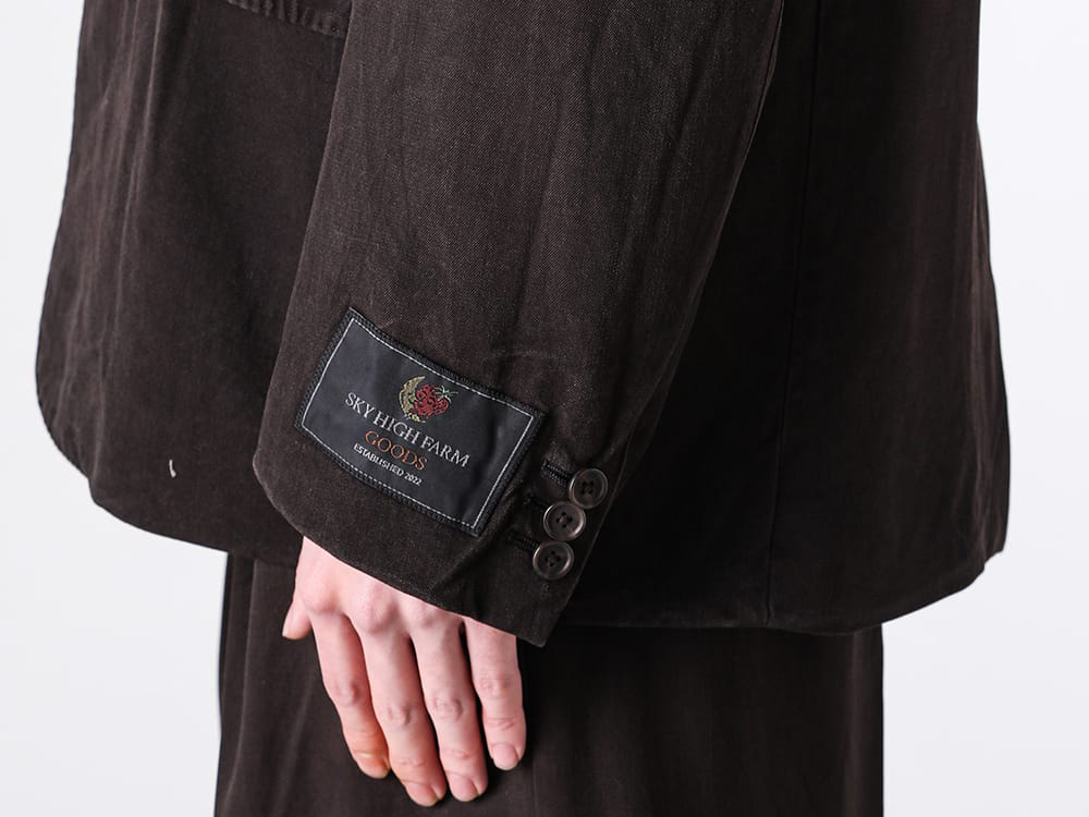 doublet 26SS テーラードジャケット 奄美大島の泥染めと洗えるウールの