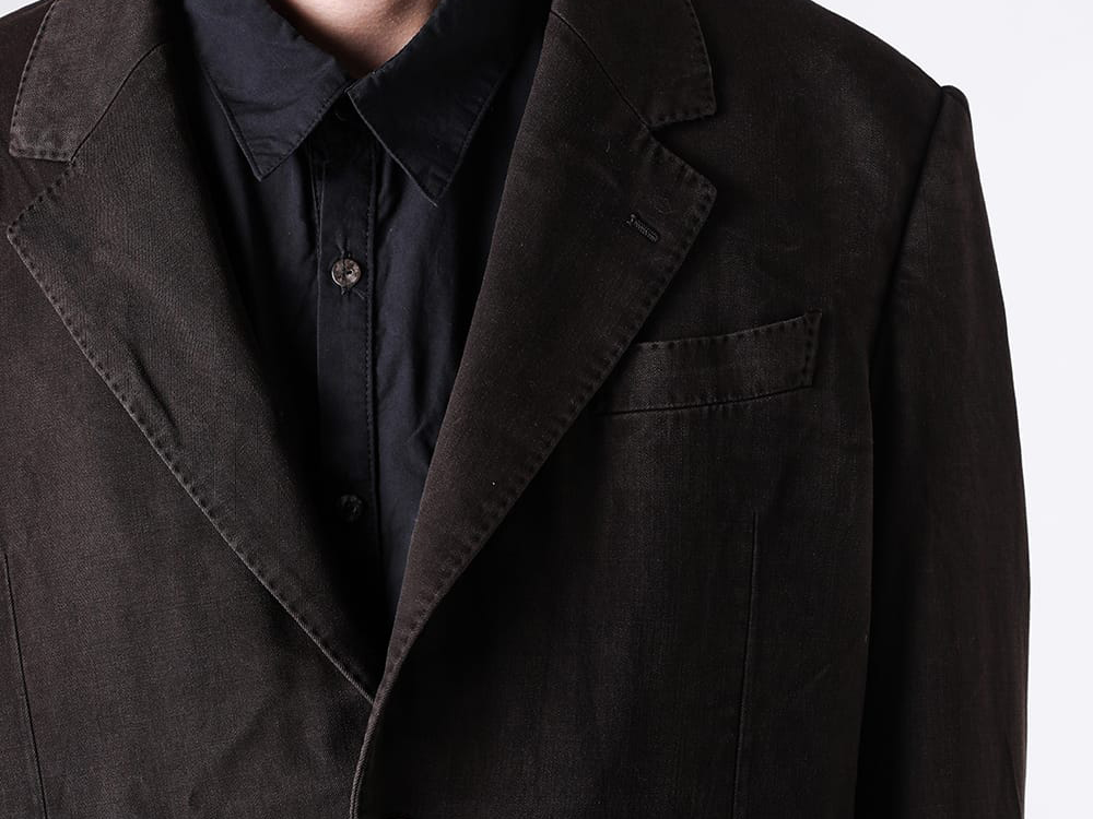 doublet 26SS テーラードジャケット 奄美大島の泥染めと洗えるウールの