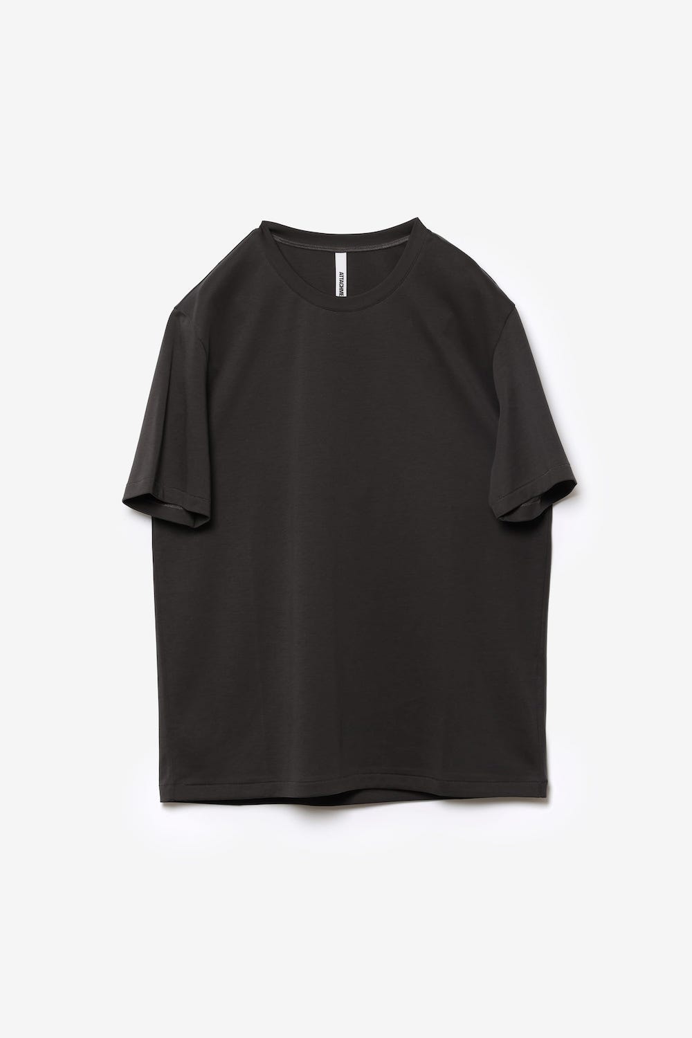 超長綿ダブルフェイスのスリムフィットTシャツ(AJ61-048)の生地感が伝わる接写画像