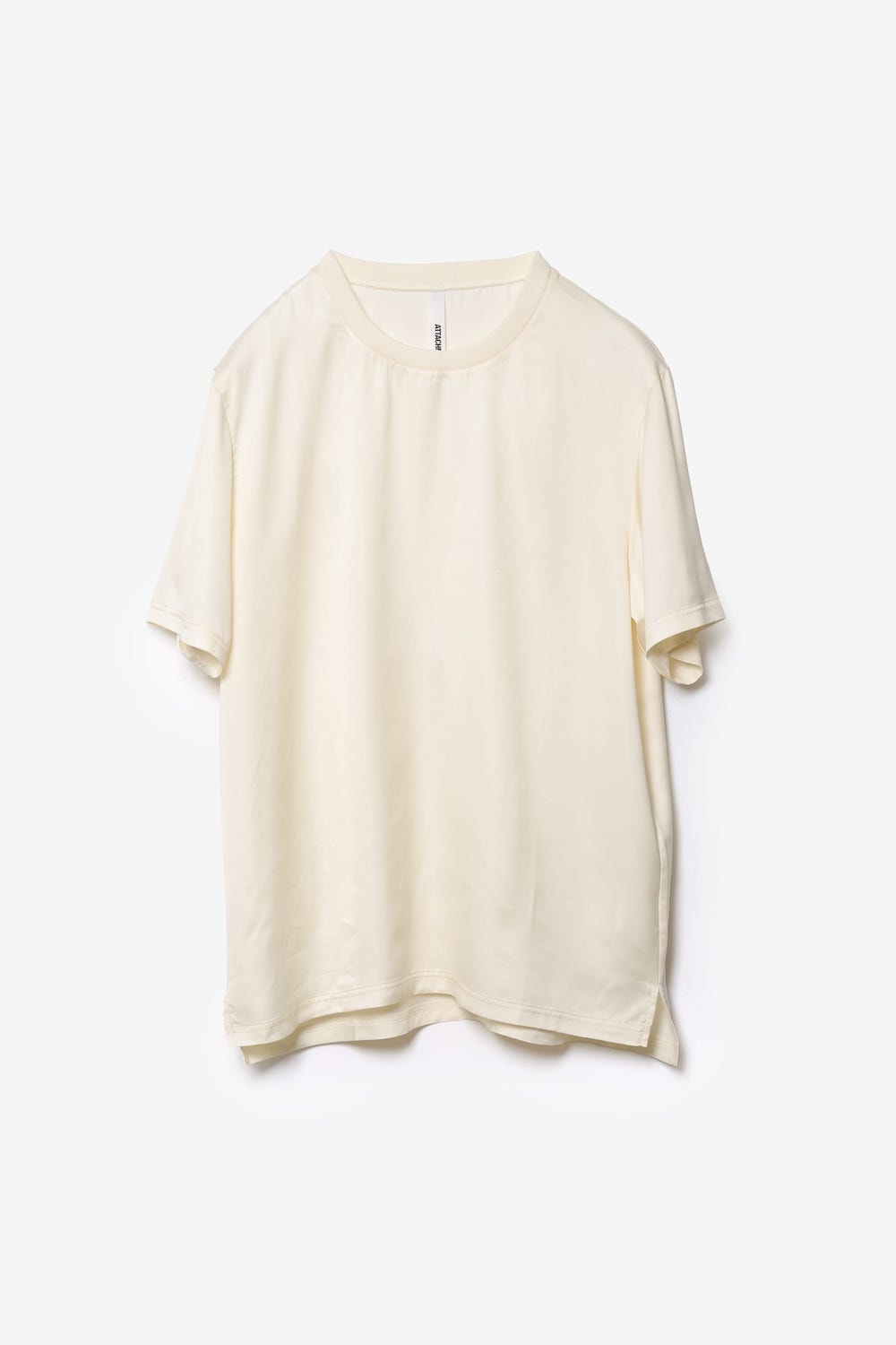 フィブリルサテン Tシャツ(AJ61-020)の正面画像