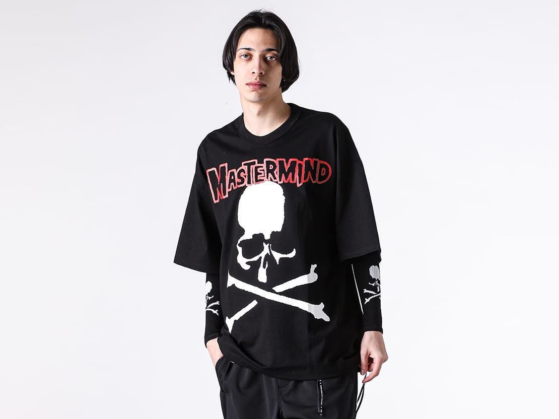 CULT PUNK SS TEE (TS138) Large Skull Graphic with Striking Red Lettering