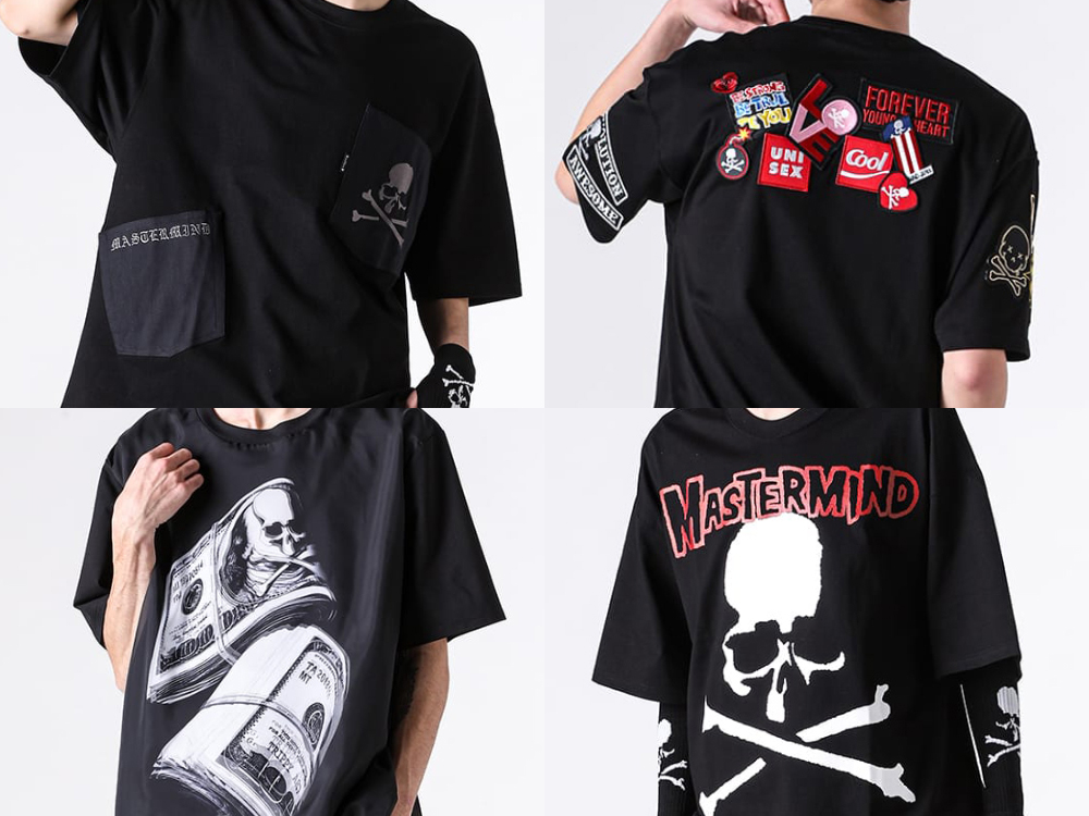 mastermind JAPAN 26SS Tシャツコレクション 多種ワッペンとデニム