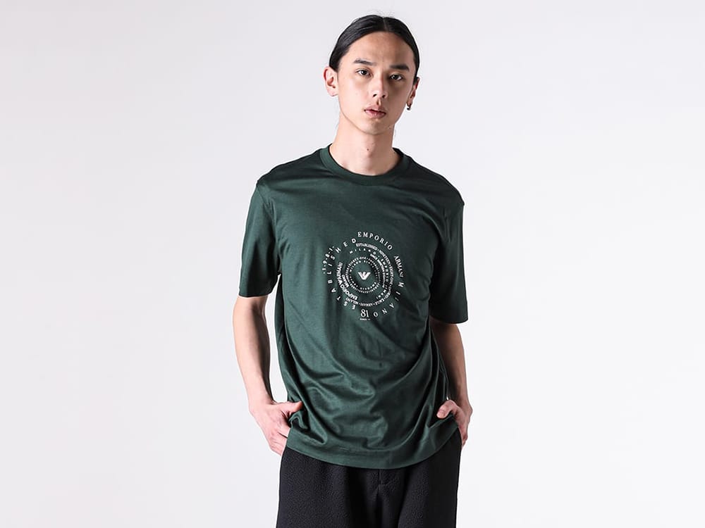 エンポリオアルマーニ Tシャツ特集｜26SSメンズ半袖・ロンTをご紹介