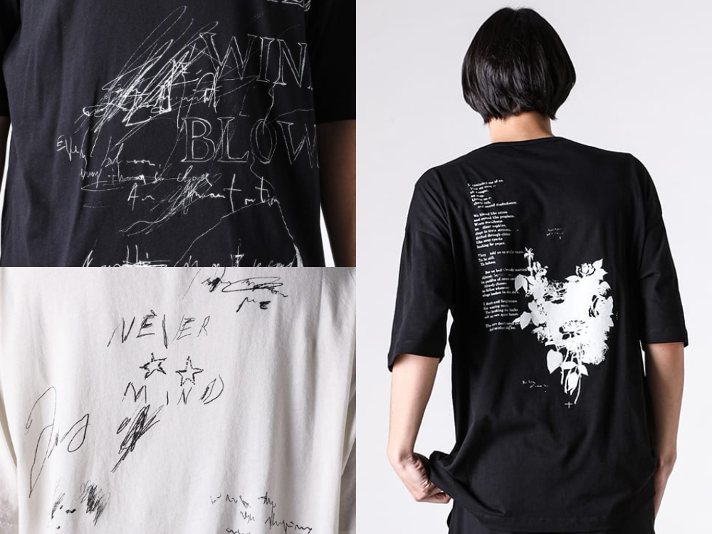 Ann Demeulemeester(アンドゥムルメステール)26SS新作Tシャツ4型を紹介