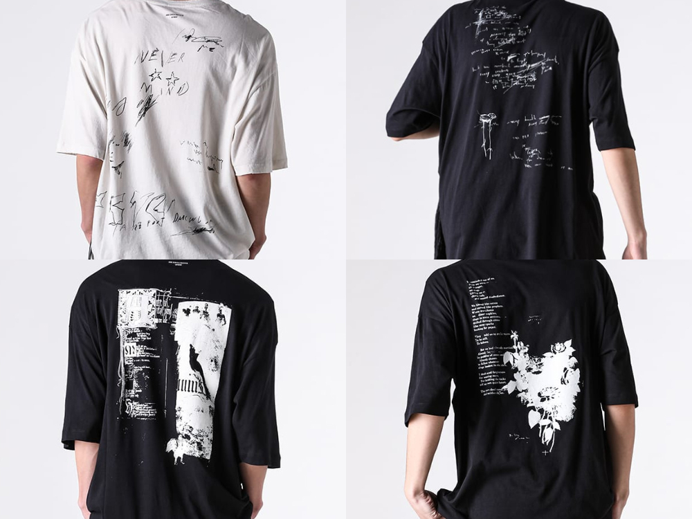 Ann Demeulemeester(アンドゥムルメステール)26SS新作Tシャツ4型を紹介