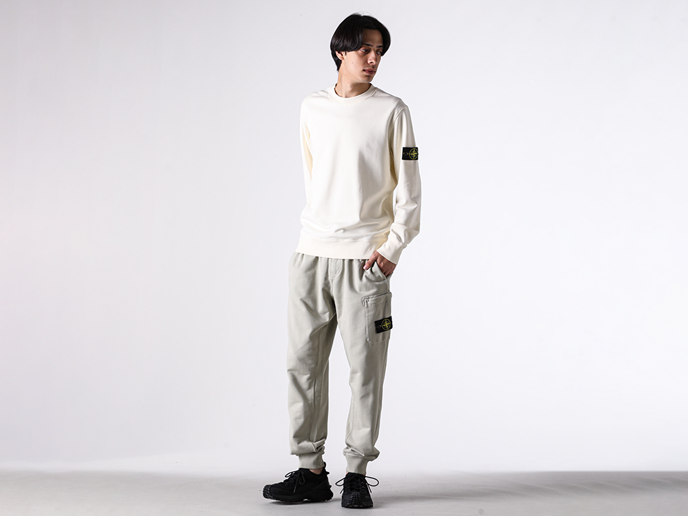 Stone  クルーネック スウェット ホワイト 2026AW最新】STONE ISLAND スウェット特集｜ディテールとGHOST徹底解説