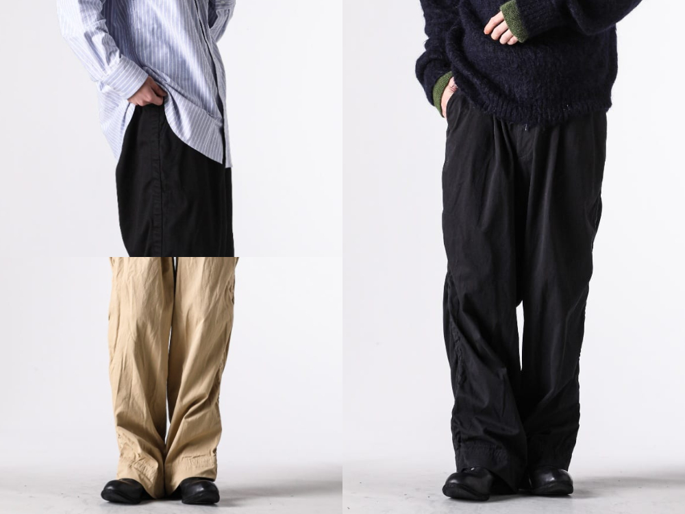kolor(カラー) 26AW パッカリングパンツの構造美とサイズ感・着用