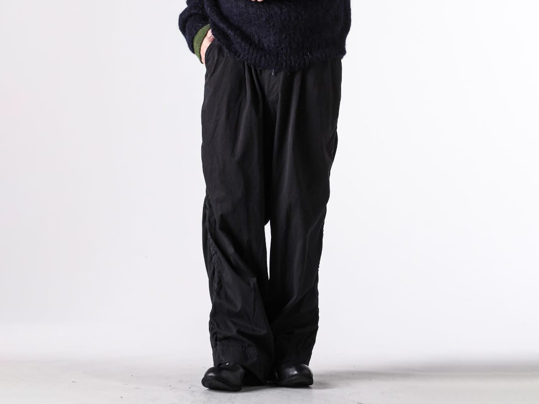 kolor(カラー) 26AW パッカリングパンツの構造美とサイズ感・着用