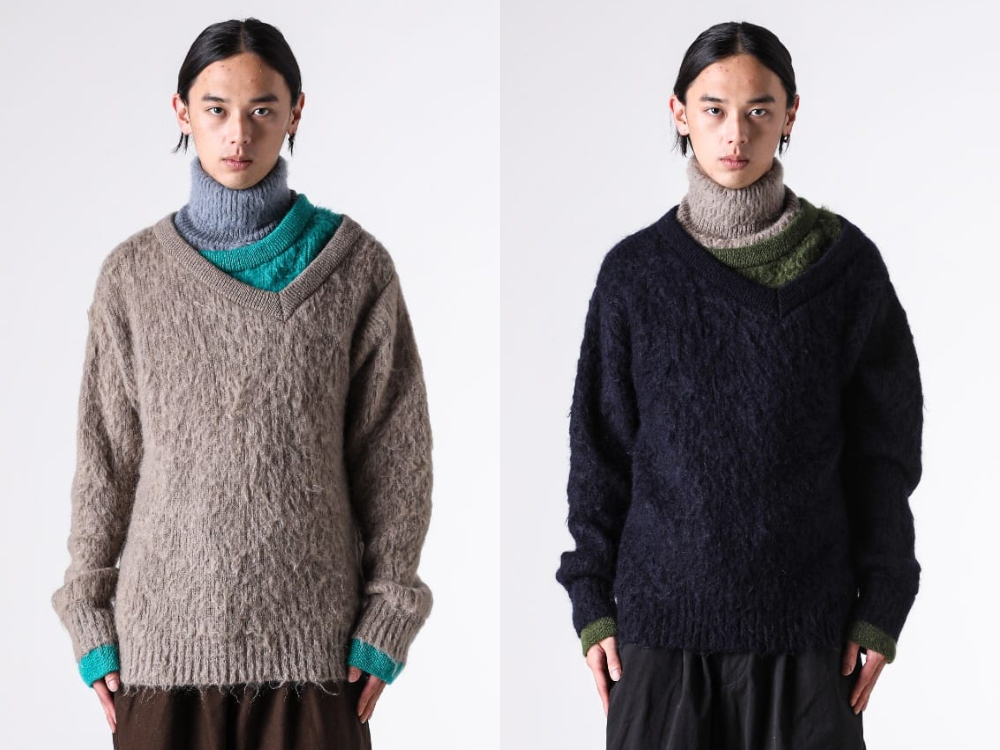 kolor(カラー) 26AW新作 ドッキングニットの魅力とサイズ感 -FASCINATE