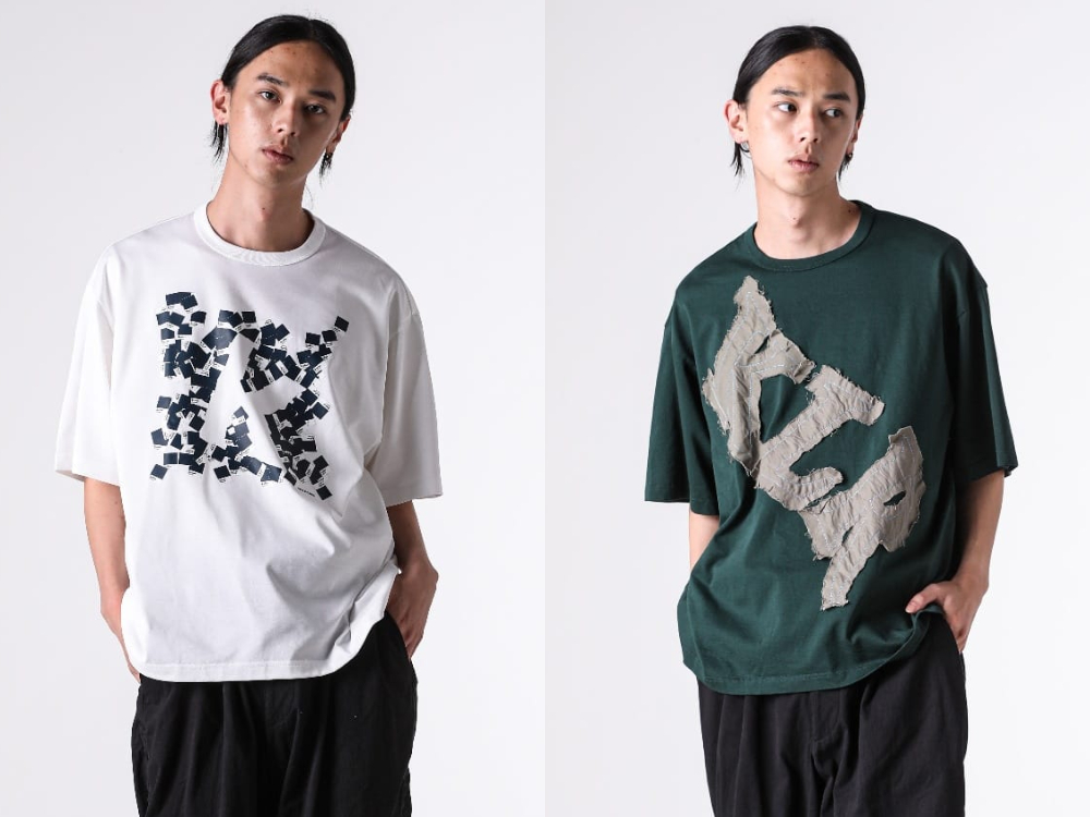 kolor カラー デザインTシャツ トップス プルオーバー サイズ1白グリーン kolor(カラー) 26AW 新作Tシャツ2型の比較とサイズ感を徹底解説 -FASCINATE