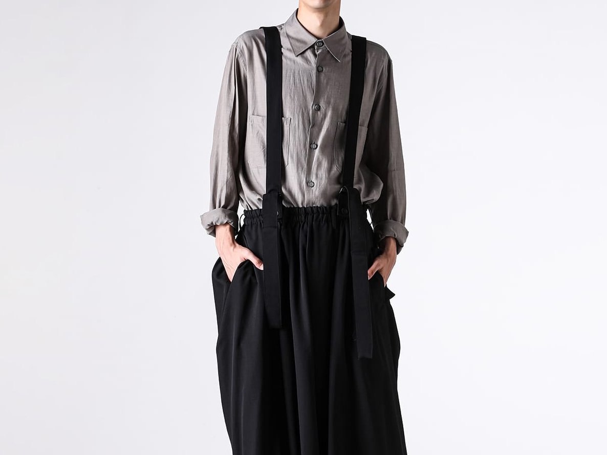 Yohji Yamamoto POUR HOMME 股ねじれパンツとサスペンダーパンツの魅力