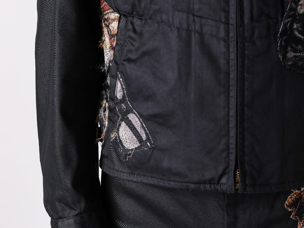 doublet Trompe L'oeil Embroidery Drizzler Jacket -FASCINATE