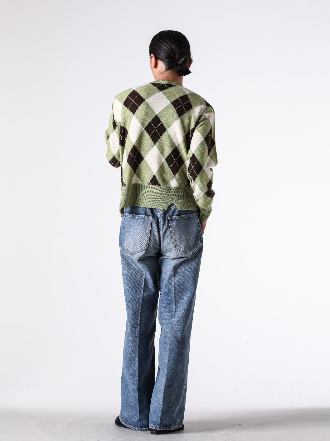 MASU Diamond Scraped Sweater Guide -FASCINATE