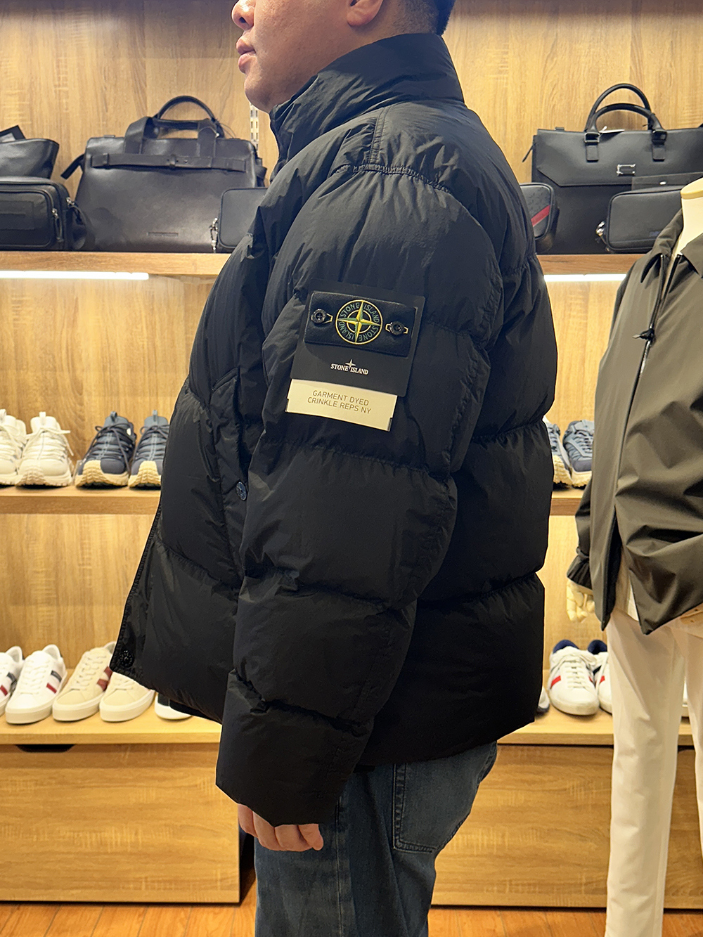 Stone Island Down Jacket Kurabe Side
