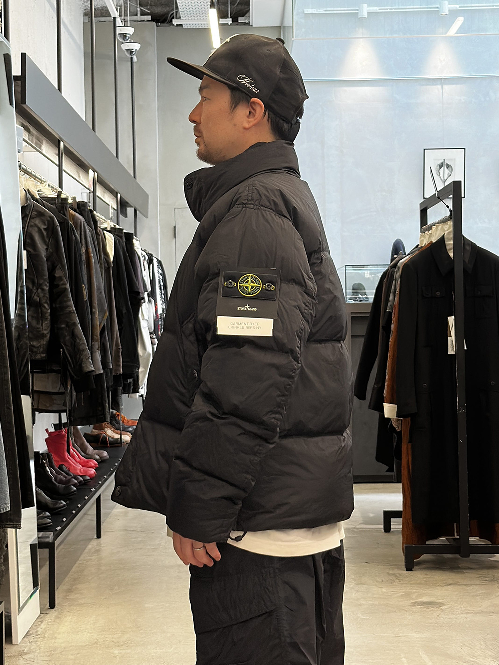 Stone Island Down Jacket Momotani Side