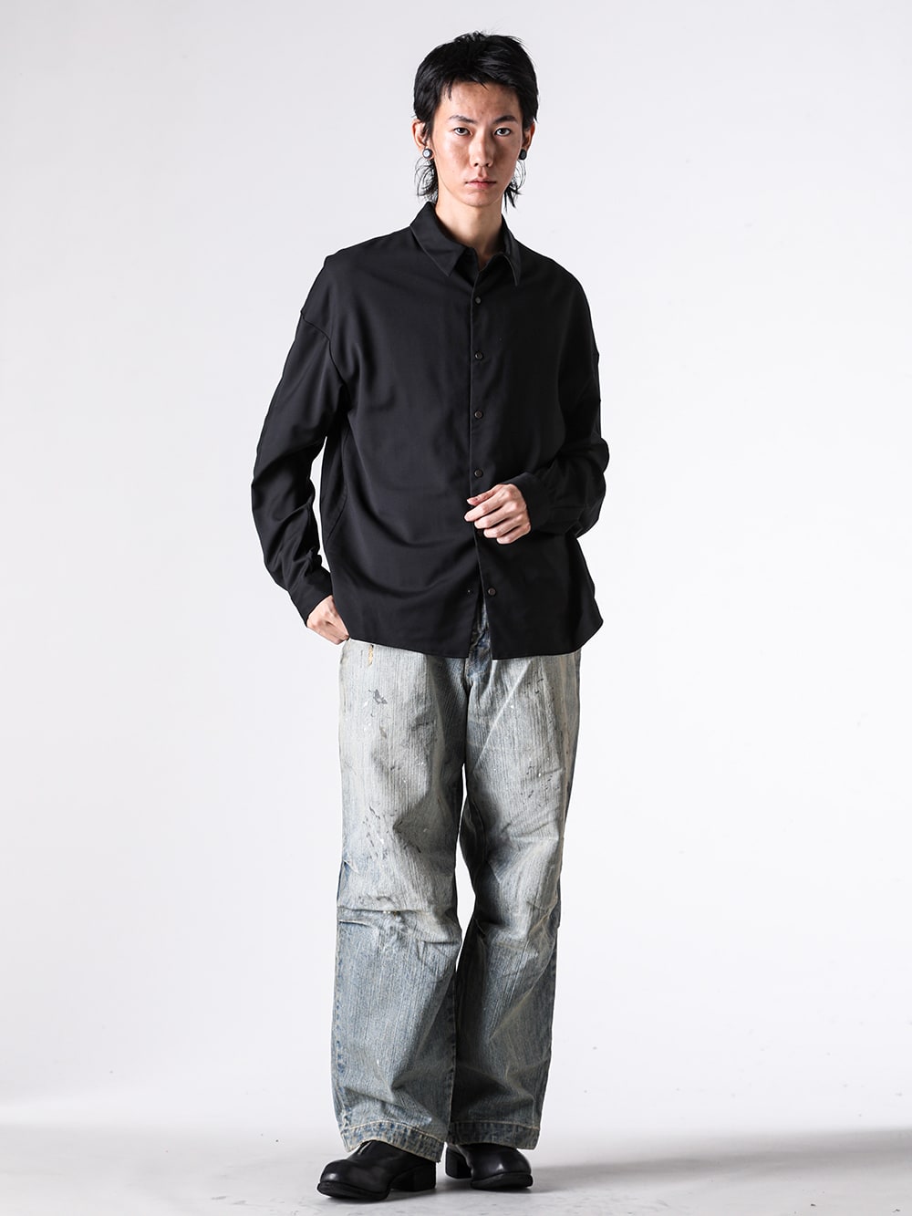 DEVOA 26-27AW Super160'sウールシャツ3型 -FASCINATE