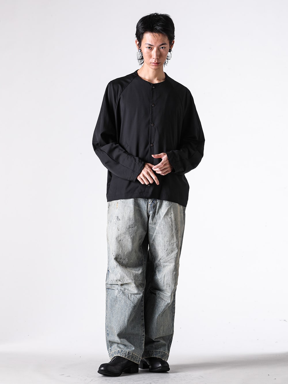 DEVOA 26-27AW Super160'sウールシャツ3型 -FASCINATE