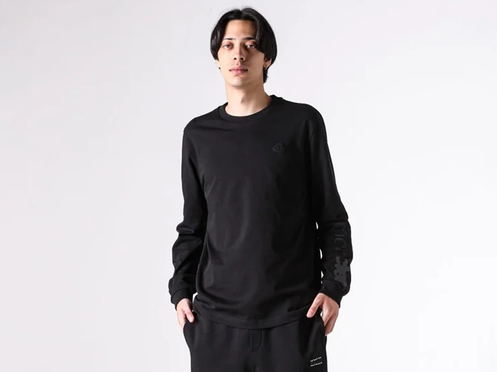J*宝様 MONCLER 長袖カットソー ブラック モンクレール 長袖Tシャツ5選