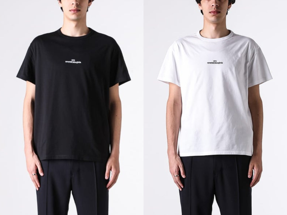 Maison Margiela 反転ミニロゴ刺繍Tシャツ 50(L相当) MAISON MARGIELA 反転ロゴTシャツの構造解説 -FASCINATE