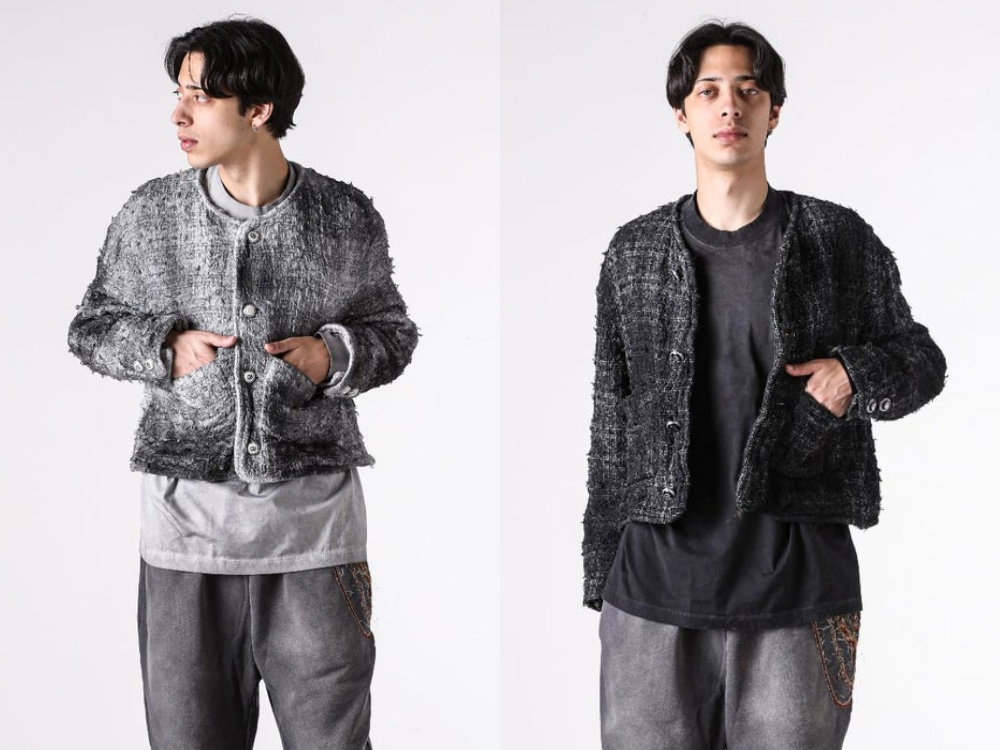 doublet 26AW ワイヤー入りツイードジャケット -FASCINATE