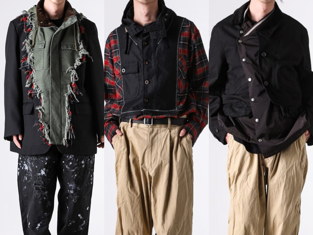 kolor 26AW Docking Blousons: Hybrid Outerwear -FASCINATE