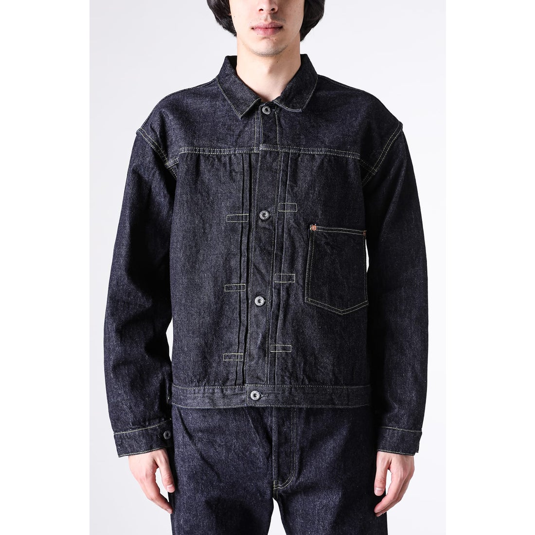 tcb jeans.40s大戦デニムジャケットサイズ42 TCBジーンズの40sジャケット｜大戦モデルの作りとサイズ感 -FASCINATE