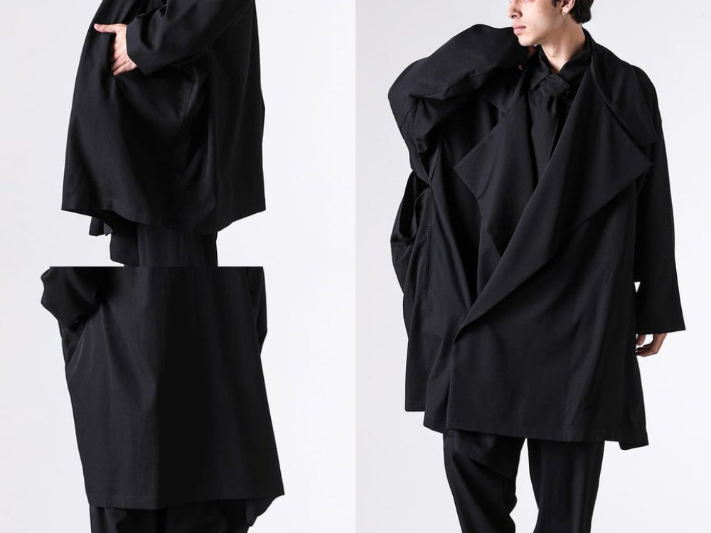 Yohji Yamamoto 26AWウールギャバジンコート -FASCINATE