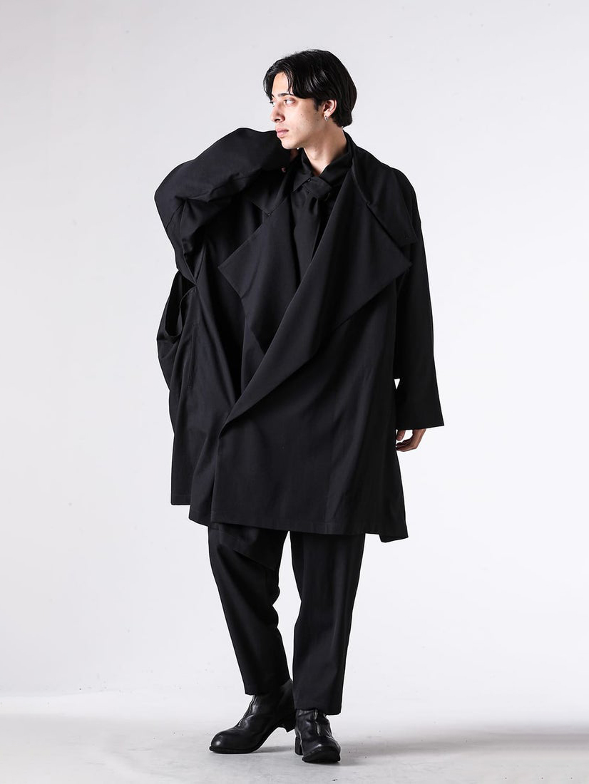Yohji Yamamoto 26AWウールギャバジンコート -FASCINATE