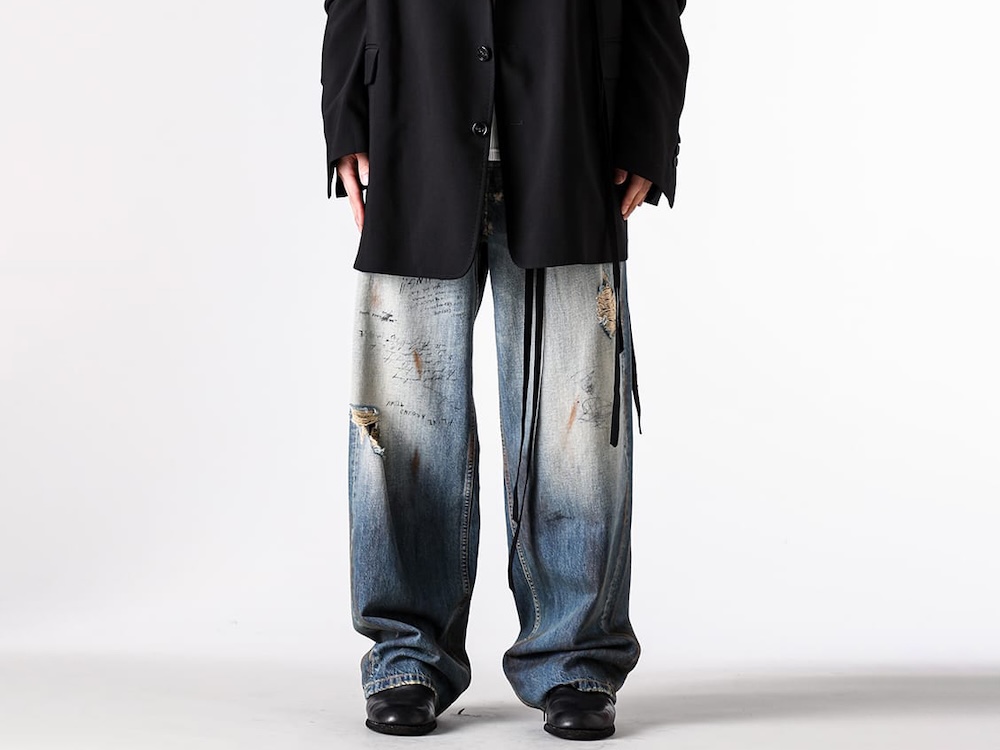 Ann Demeulemeester Denim Pants Guide -FASCINATE