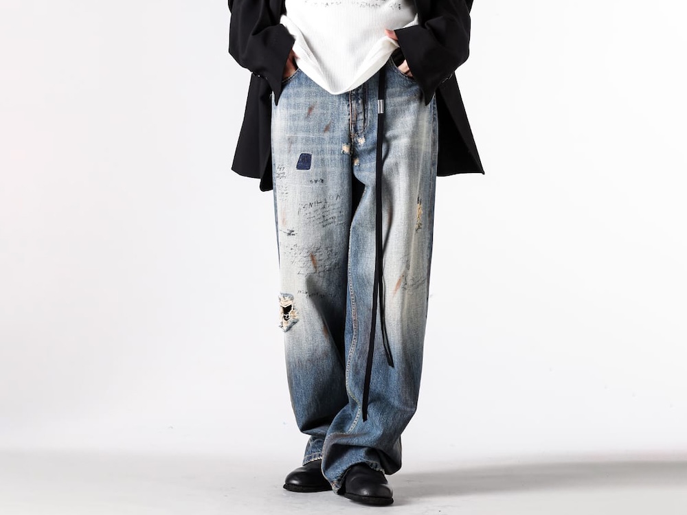 Ann Demeulemeester Denim Pants Guide -FASCINATE