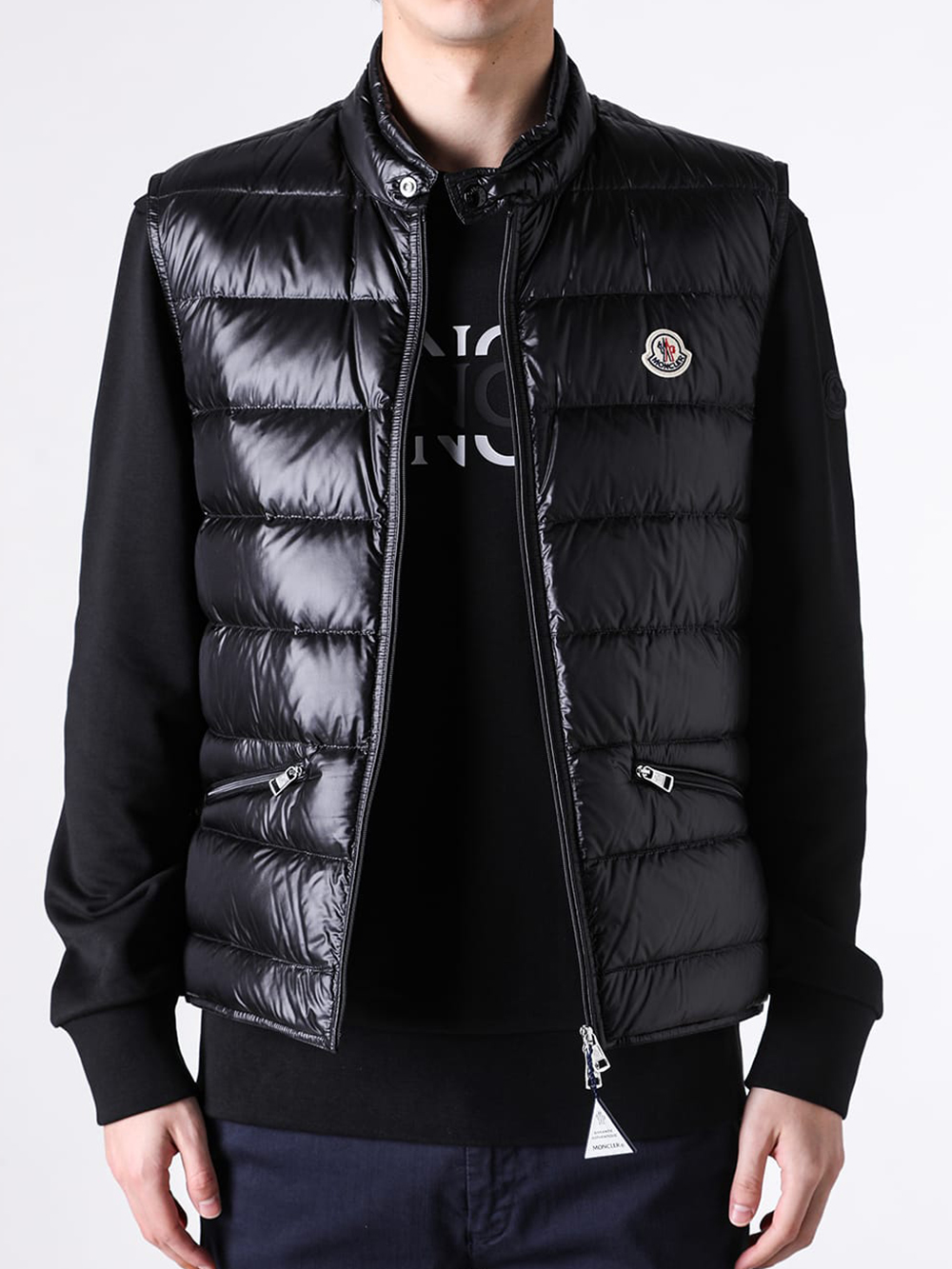 ね*う様 最終割 MONCLER ブラック ダウンベスト MONCLER 26AW ダウンベスト6型とサイズ感 -FASCINATE