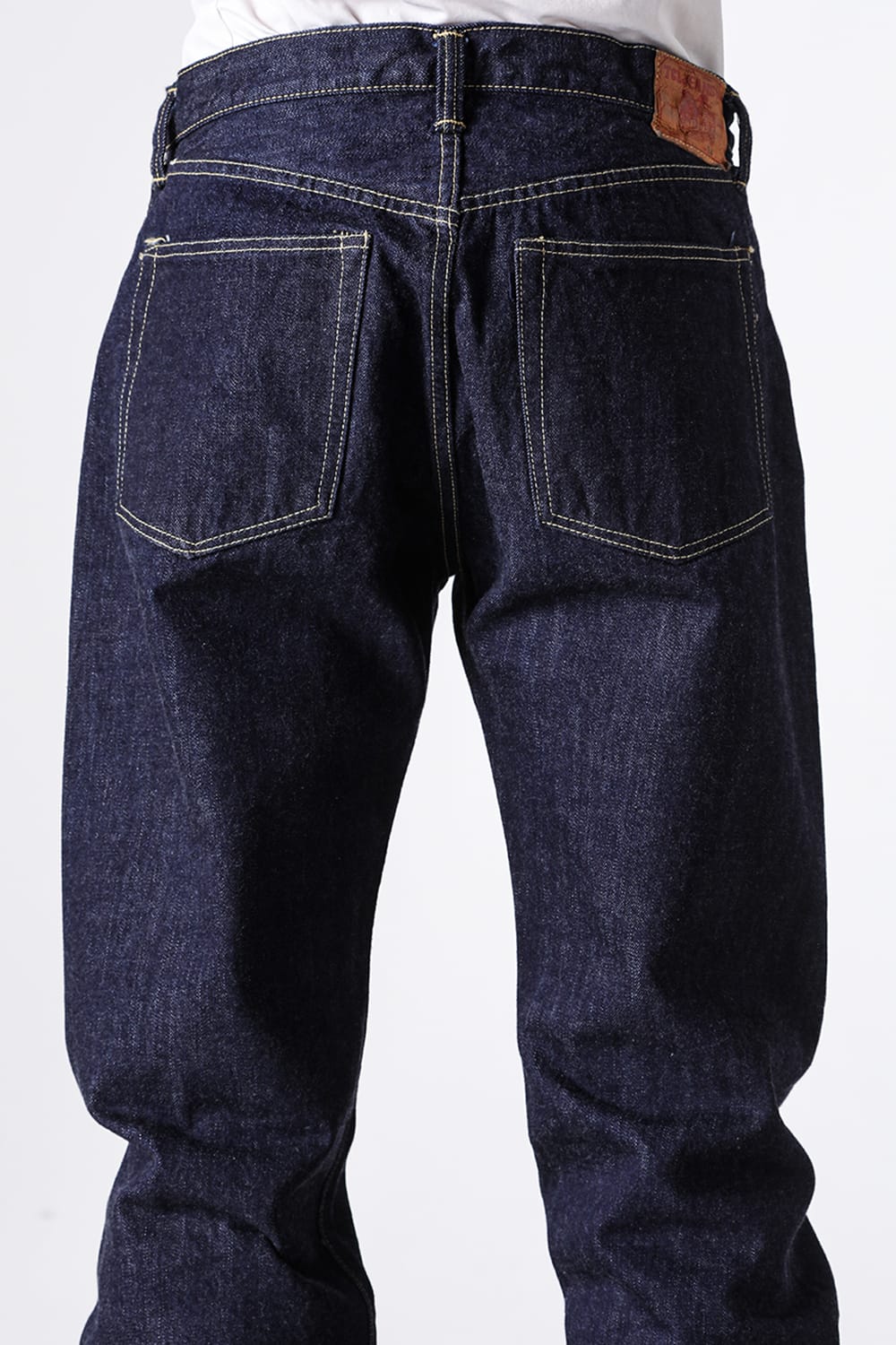 TCB Late S40's Jeansの着用時の後ろポケットとヒップの分量