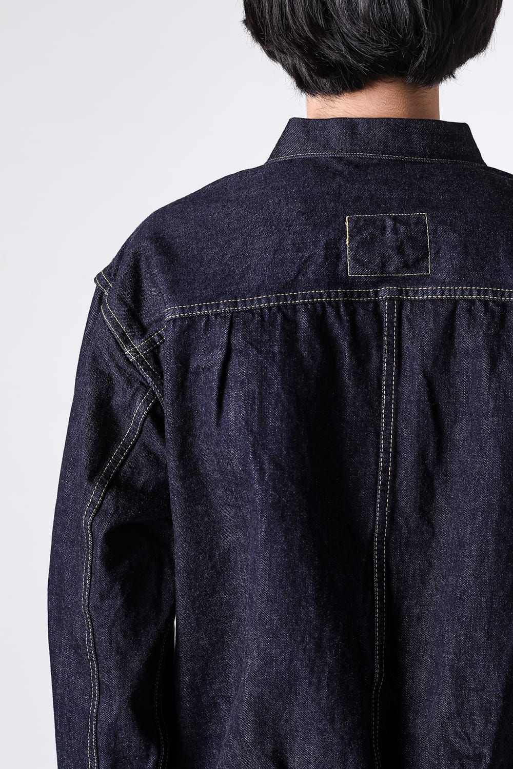 TCB Late S40's Jacketの背中の低いパッチ縫い線とTバック