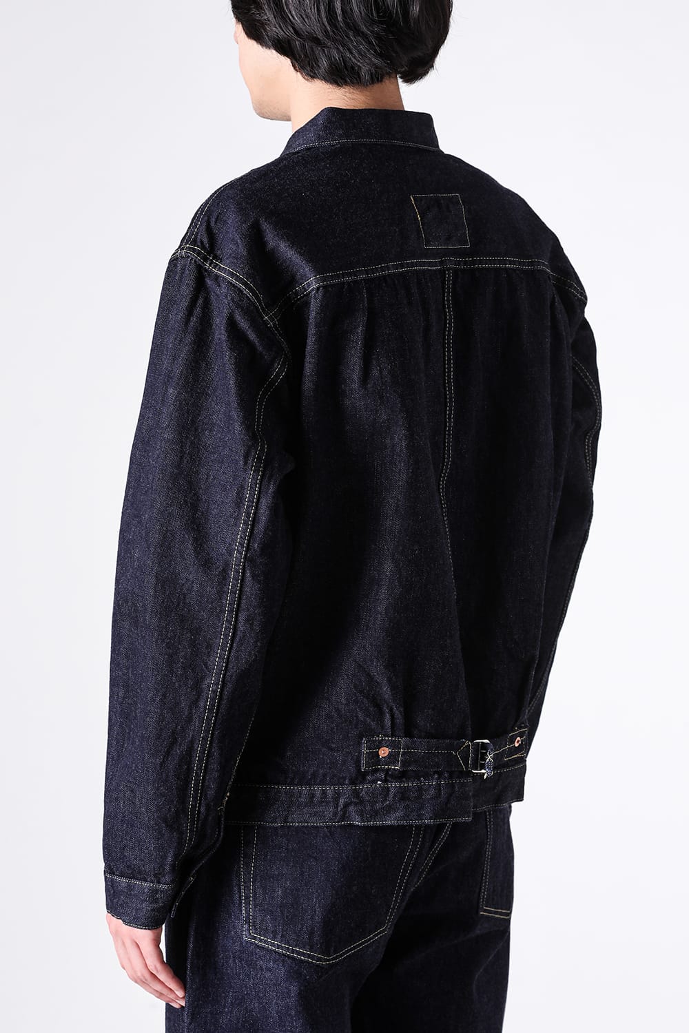 TCB Late S40's Jacketを斜め後ろから見た袖と身頃の分量