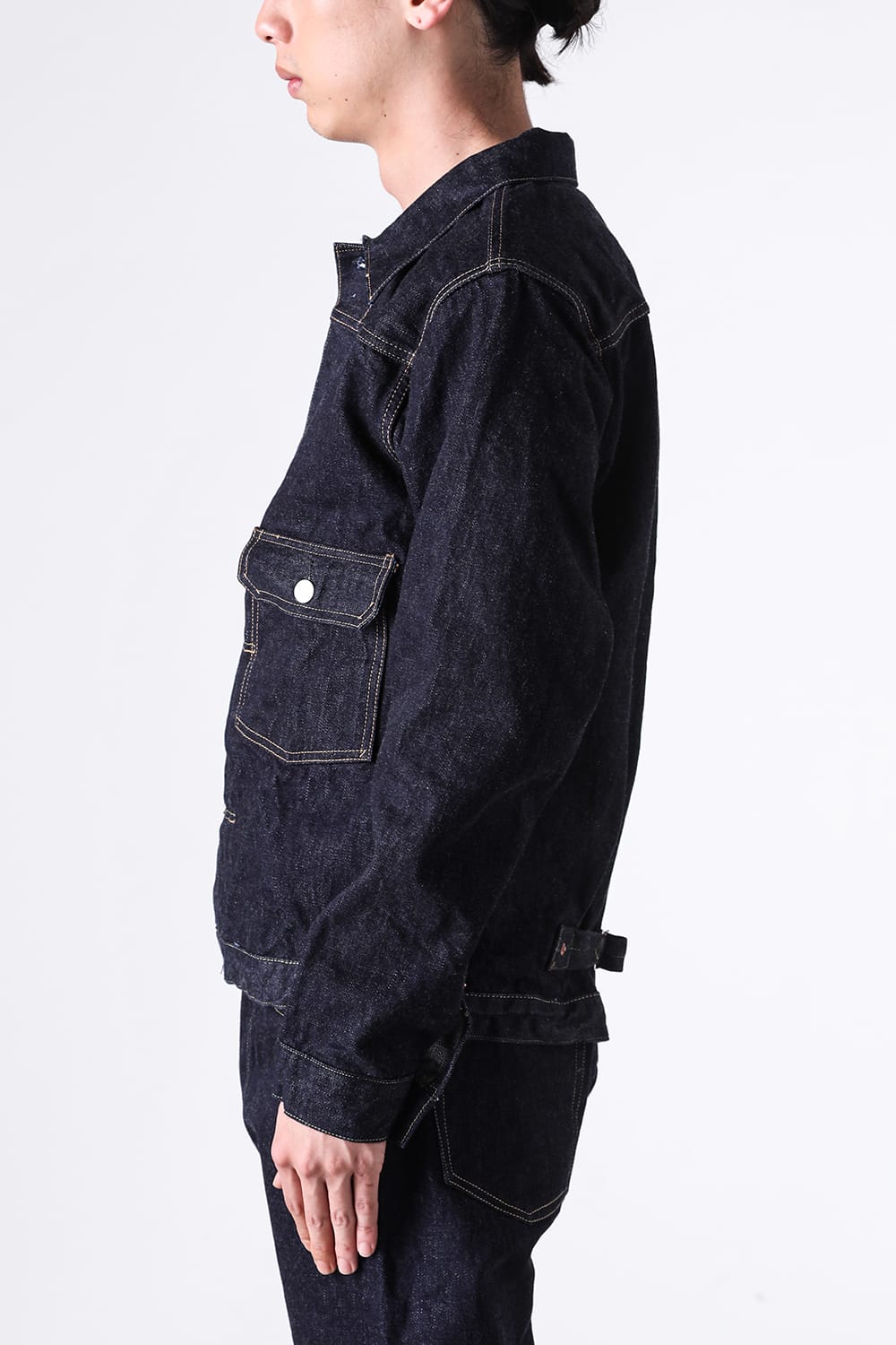 30's Jacketの横から見た袖と身頃
