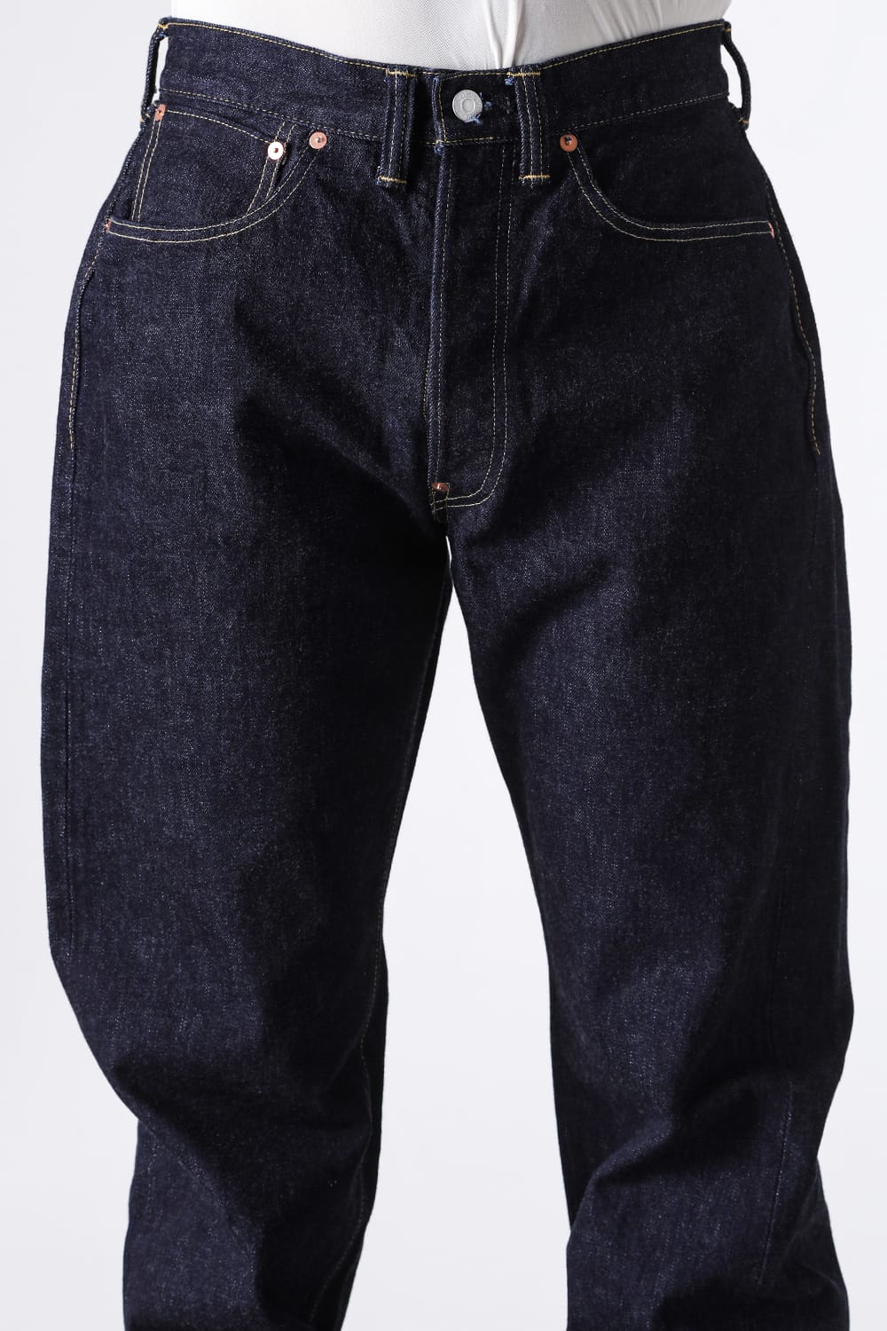 30's Jeans Cのコインポケット、前ポケット口とベルトループ