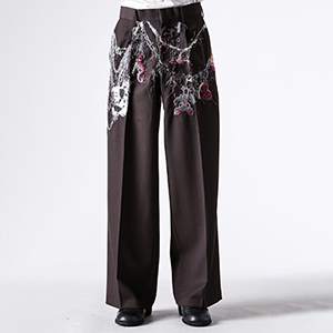doublet（ダブレット）2018SS ワイドテーパードパンツ doublet(ダブレット) 18SSWIDE TAPERED TROUSER18SS02PT62