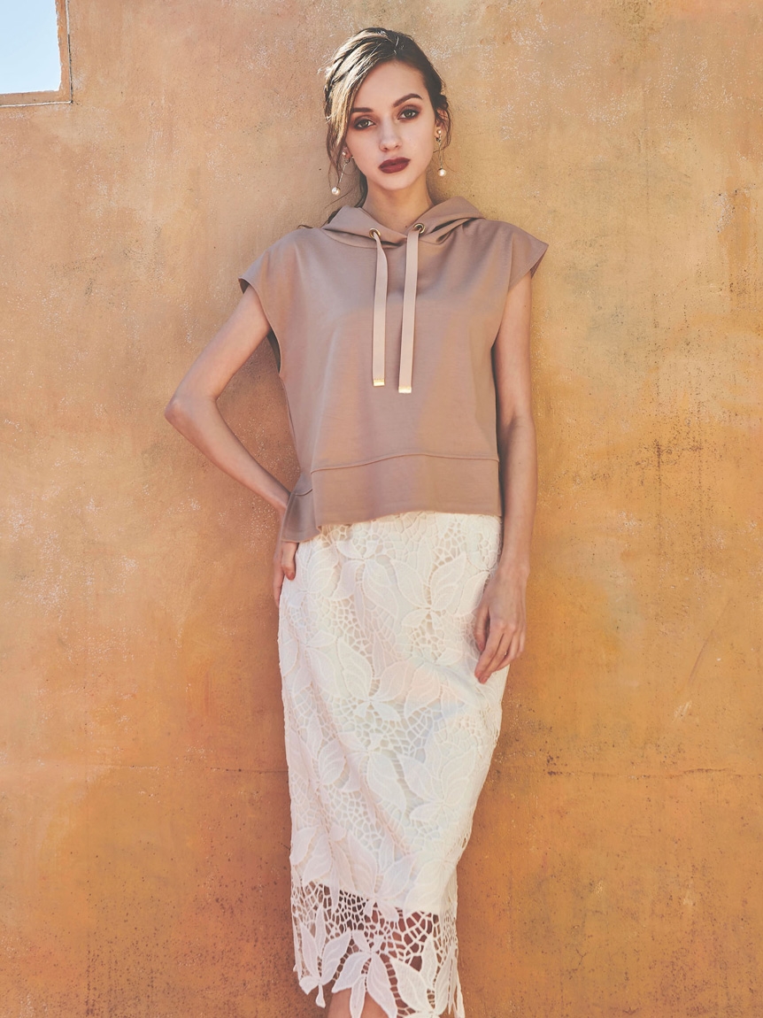 ノエラ(Noela)のリーフレースＳＫ タイトスカート