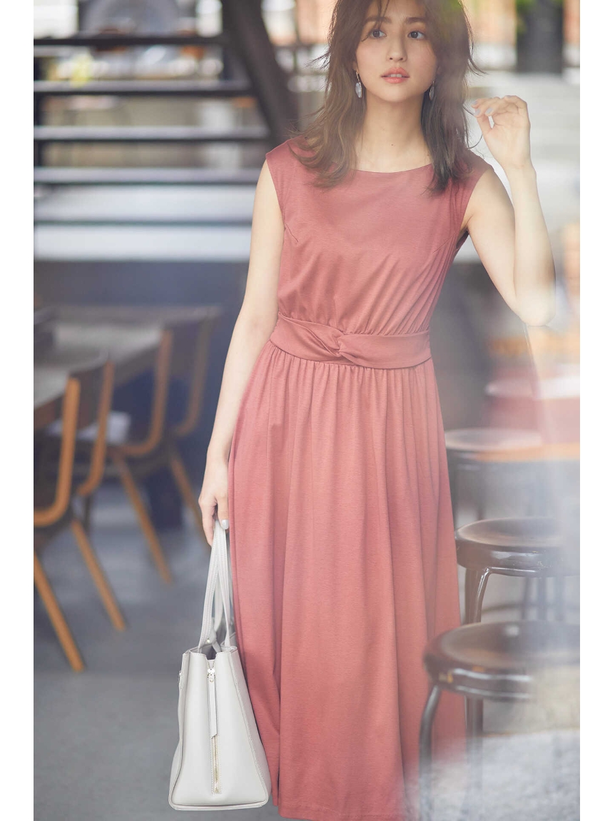 プロポーションボディドレッシング(PROPORTION BODY DRESSING)の◆シルケットスムースワンピース ノースリーブワンピース