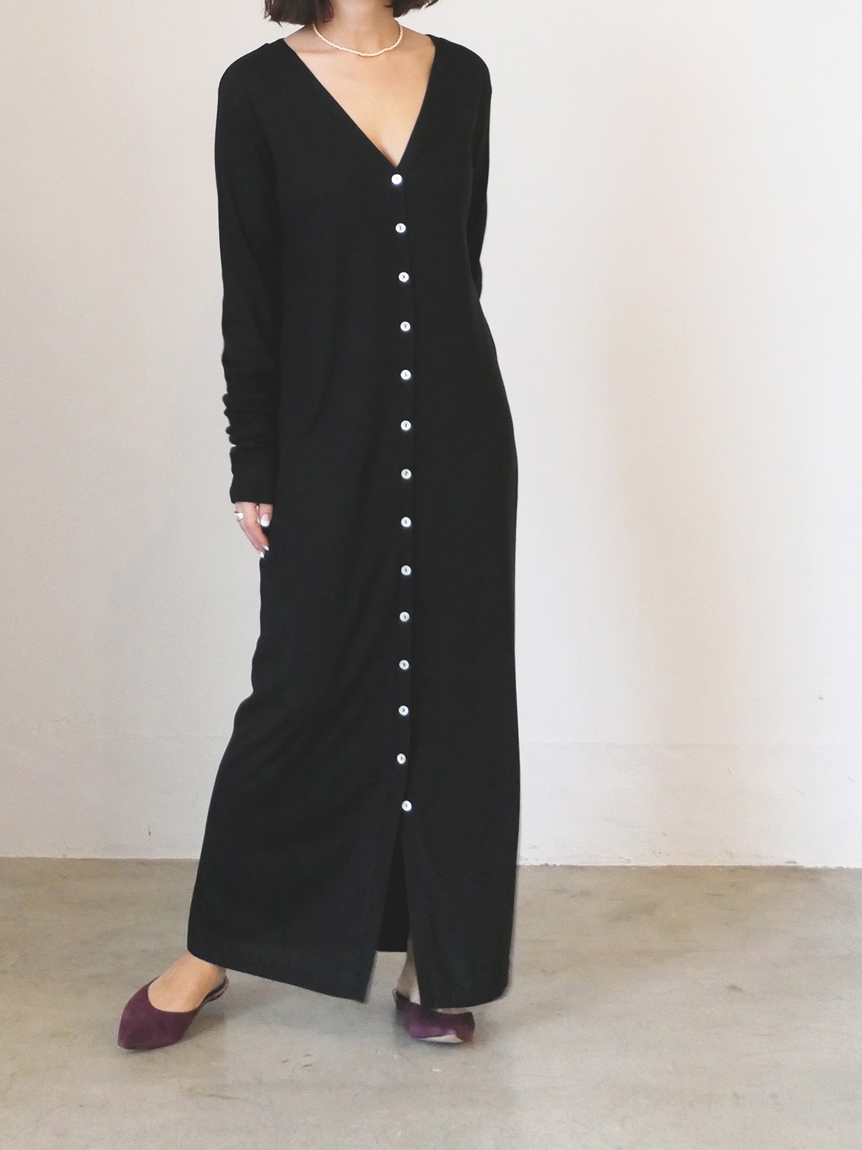 アクテ(AKTE)の2WAYロングリブカーディガン カーディガン