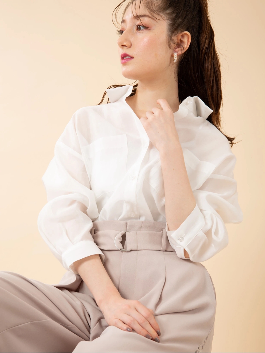 ビー ラディエンス(BE RADIANCE)のシアーシャツ シャツ