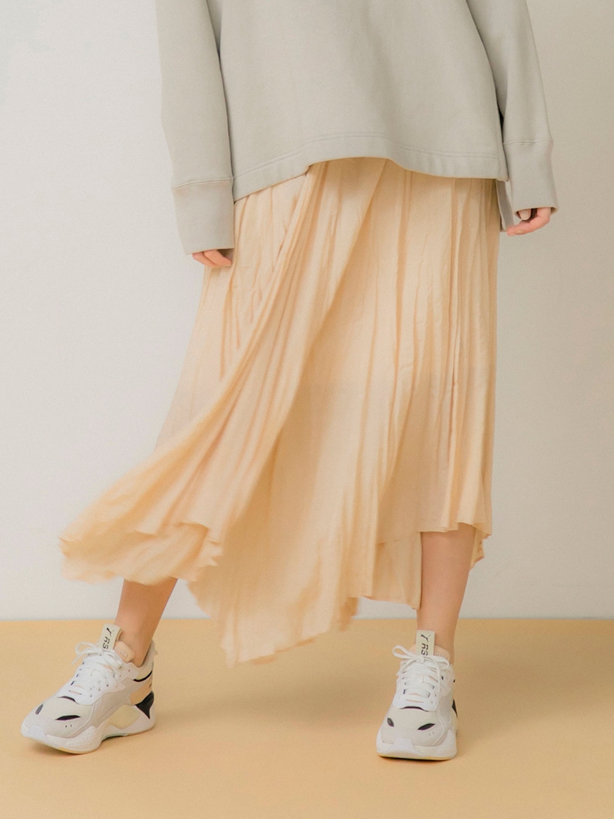 エミ　アトリエ(emmi atelier)の【emmi atelier】ワッシャーフレアスカート ロングスカート